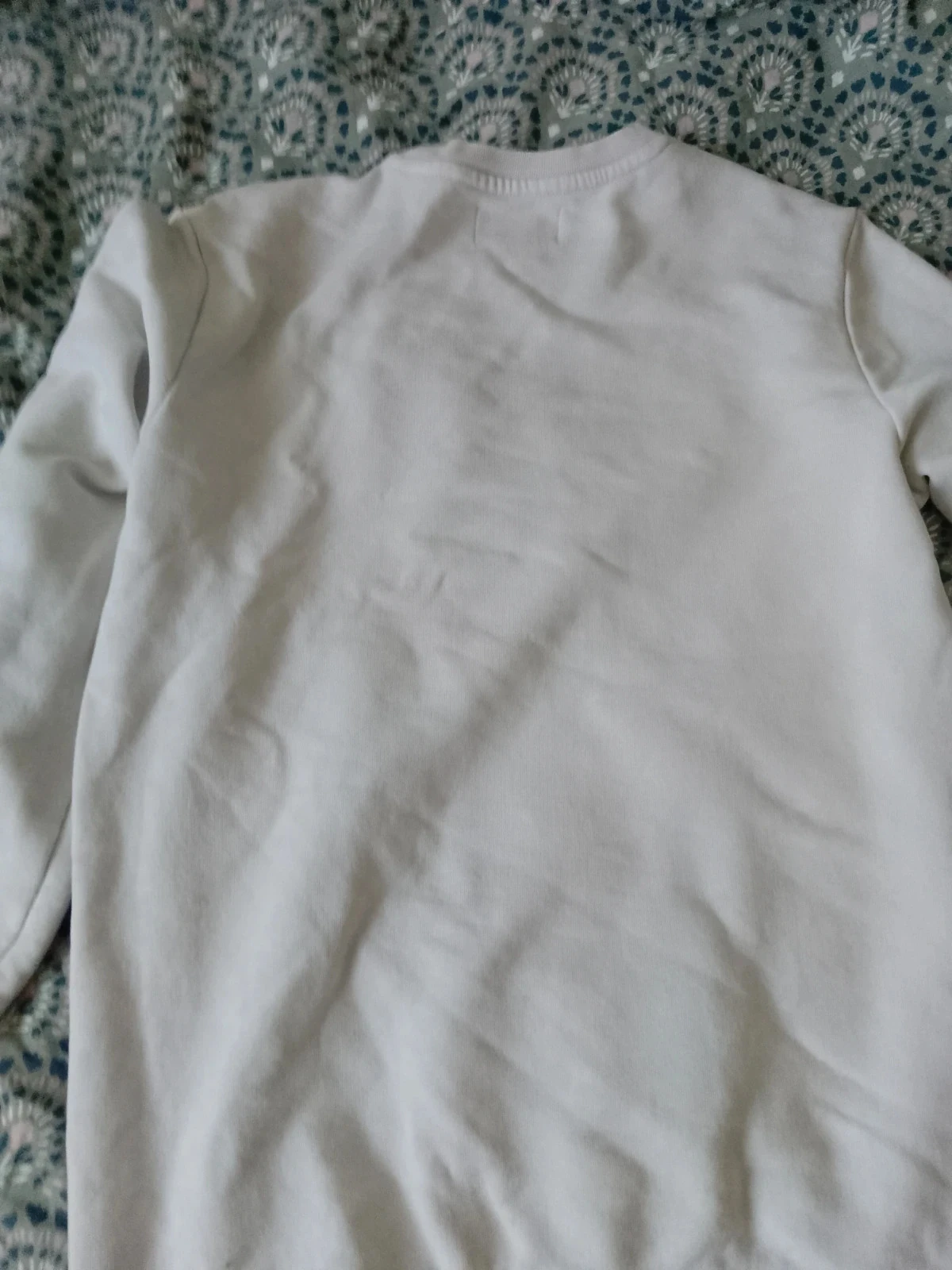 Women's white Bershka sweatshirt size 34 XS – photo 2